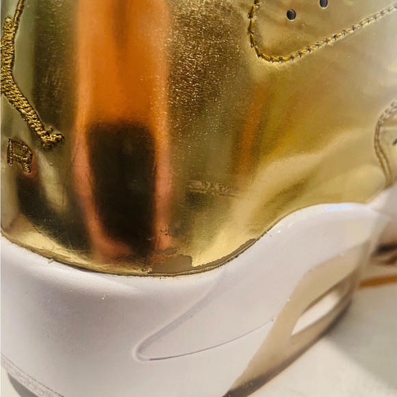 Air Jordan 6 Retro” Pinnacle” Metallic Gold Sneakers Size 11m Original Box - Picture 10 of 14